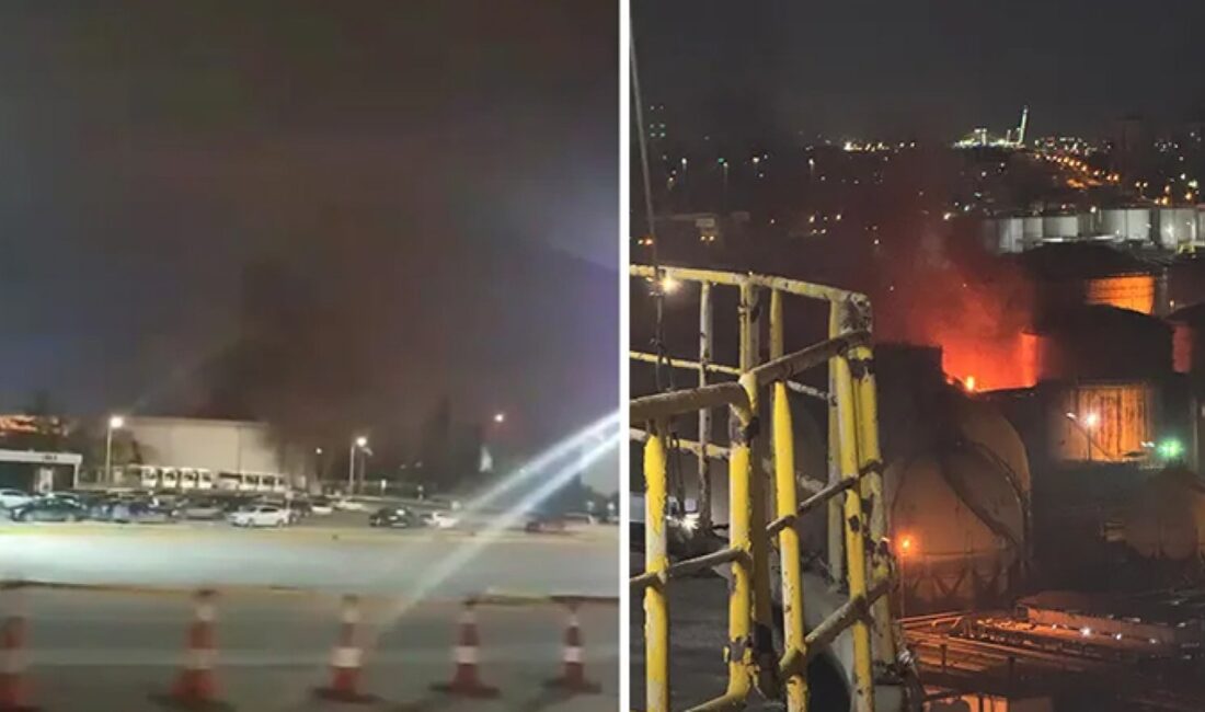Kocaeli’de bulunan TÜPRAŞ İzmit Rafinerisi’nde henüz nedeni belirlenemeyen bir patlama